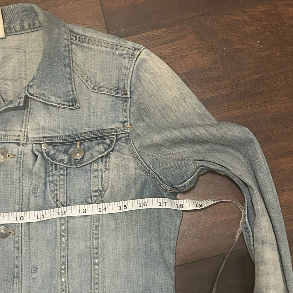 Washed Denim Jacket by H&M size 6 - Picture 7 of 8